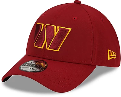 New Era Adults' Washington Commanders Team Classic 39THIRTY Stretch Fit Cap