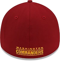New Era Adults' Washington Commanders Team Classic 39THIRTY Stretch Fit Cap