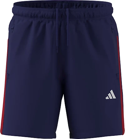 adidas Men's Workout Essentials Base 3-Stripes Woven Shorts 7 in.