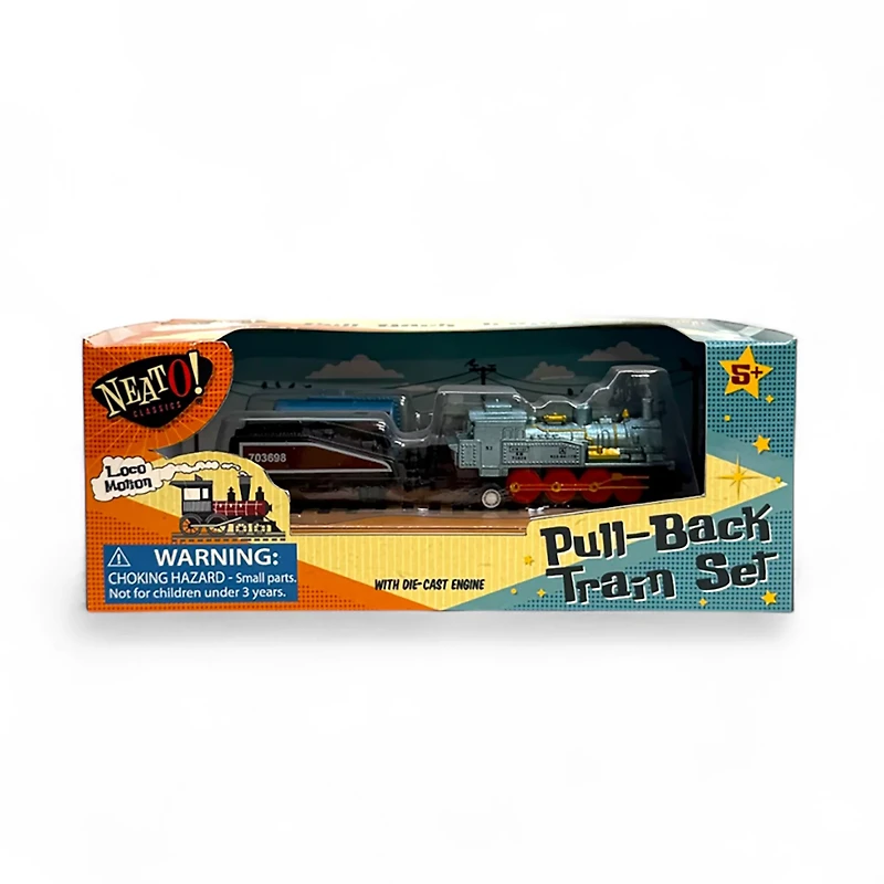 Toysmith Neato! Locomotion Pullback Train Set