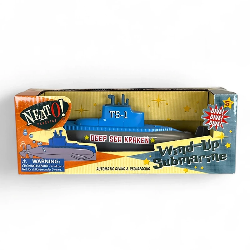 Toysmith Neato! Wind-Up Submarine