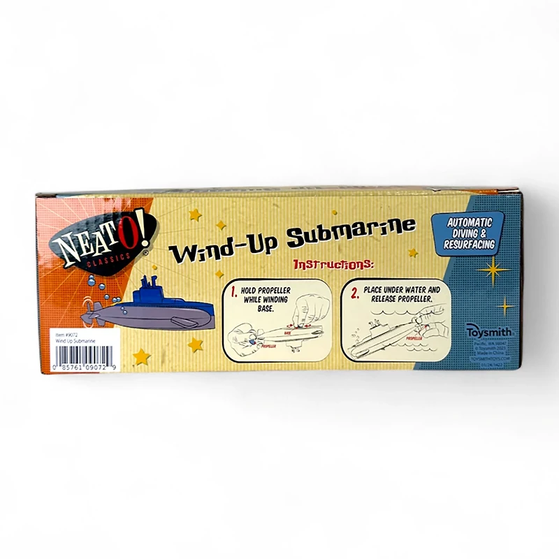 Toysmith Neato! Wind-Up Submarine