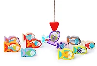 Toysmith Cubika Wooden Toy Fishing Game