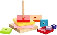 Toysmith Cubika Wooden Pyramid Stacker