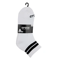 Crocs Women's Stripe Quarter Socks 3-Pack