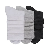 Crocs Women's Slouch Crew Socks 3-Pack