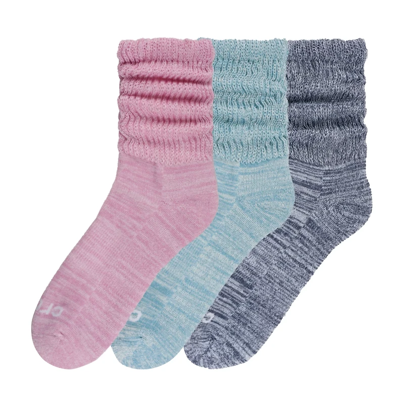 Crocs Women's Slouch Crew Socks 3-Pack