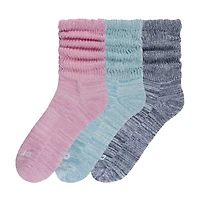 Crocs Women's Slouch Crew Socks 3-Pack