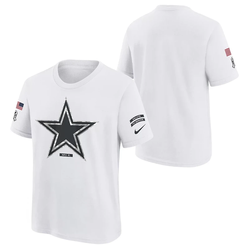 Nike Youth Dallas Cowboys Salute to Service Short Sleeve T-shirt