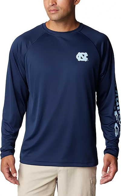 Columbia Sportswear Men's University of North Carolina Terminal Tackle Long Sleeve T-shirt