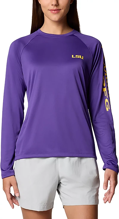 Columbia Sportswear Women's Louisiana State University Tidal Long Sleeve T-shirt