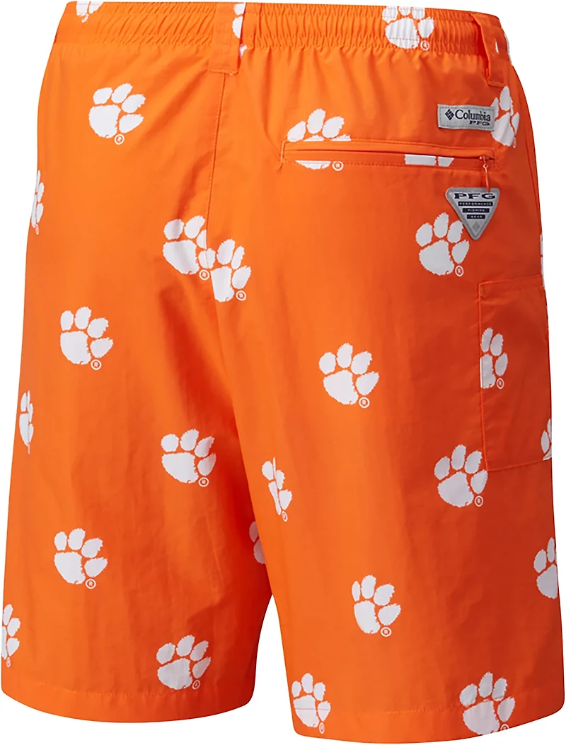 Columbia Clemson Tigers Backcast III Printed Short