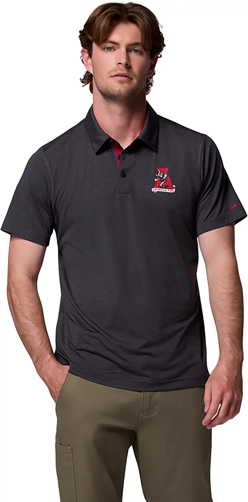 Columbia Sportswear Men's Alabama CLG Vault Tech Trail Polo Shirt