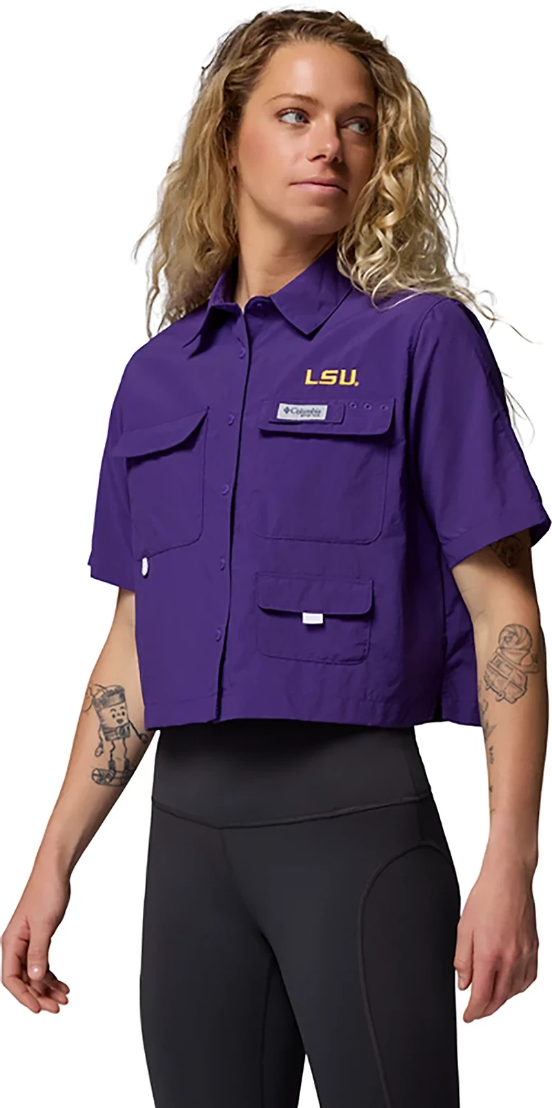 Columbia Sportswear Women's LSU CLG PFG Open Water Shirt