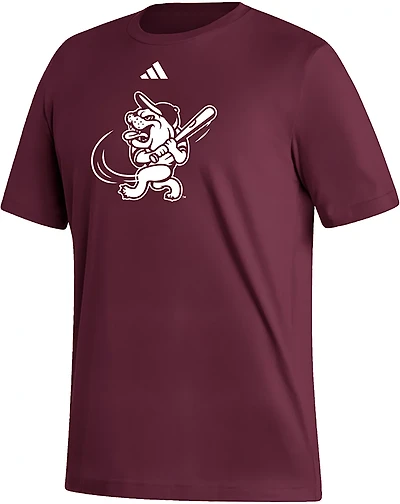 adidas Men's Mississippi State Bulldogs Swinging Bully Short Sleeve T-shirt