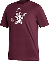 adidas Men's Mississippi State Bulldogs Swinging Bully Short Sleeve T-shirt