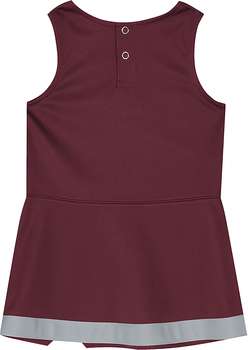 Outerstuff Girls' 4-7 Texas A&M Cheer Captain Cheerleader Jumper Dress