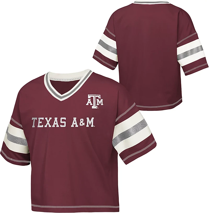 Outerstuff Girls' Texas A&M Grid Iron Top