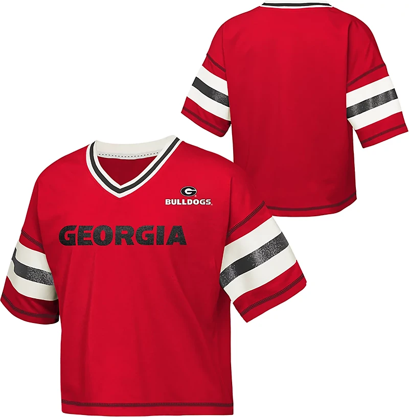 Outerstuff Girls' Georgia Grid Iron Top