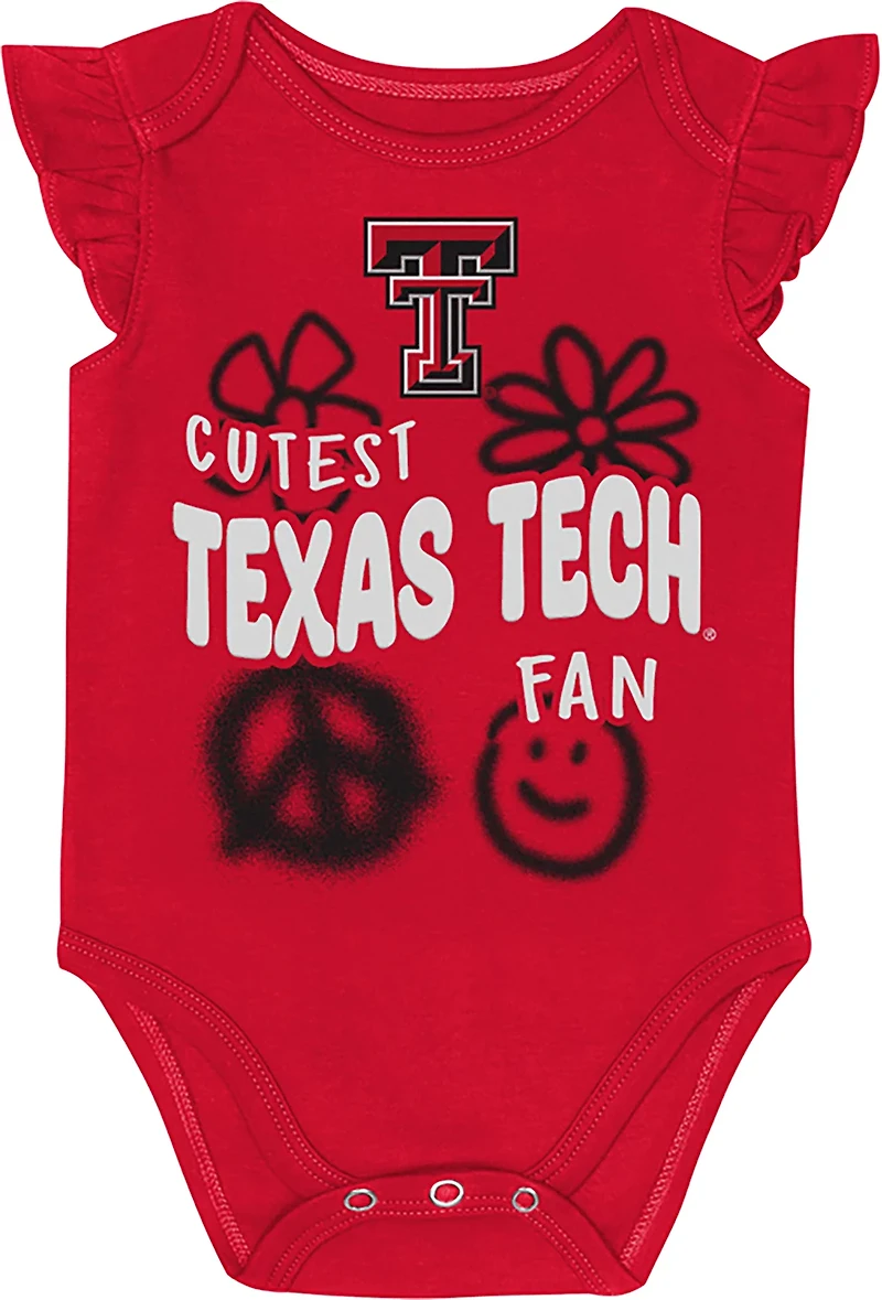 Outerstuff Infants' Texas Tech Little Sunshine 2-Piece Creeper Set