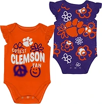 Outerstuff Infants' Clemson Little Sunshine 2-Piece Creeper Set