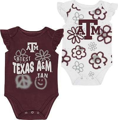 Outerstuff Infants' Texas A&M Little Sunshine 2-Piece Creeper Set