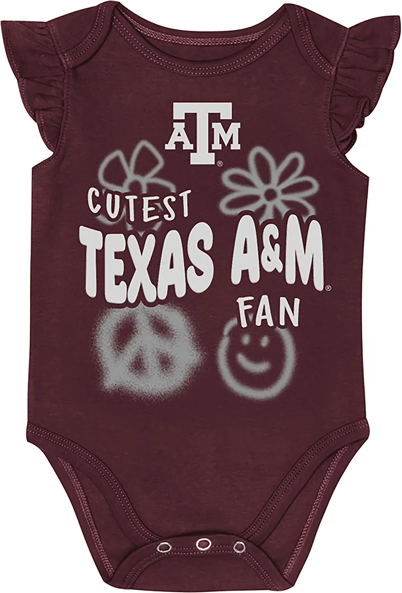 Outerstuff Infants' Texas A&M Little Sunshine 2-Piece Creeper Set