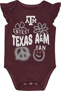 Outerstuff Infants' Texas A&M Little Sunshine 2-Piece Creeper Set