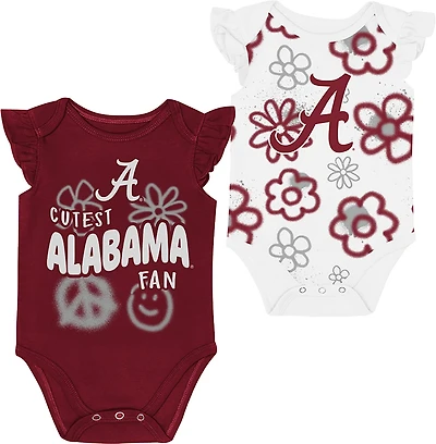 Outerstuff Infants' Alabama Little Sunshine 2-Piece Creeper Set