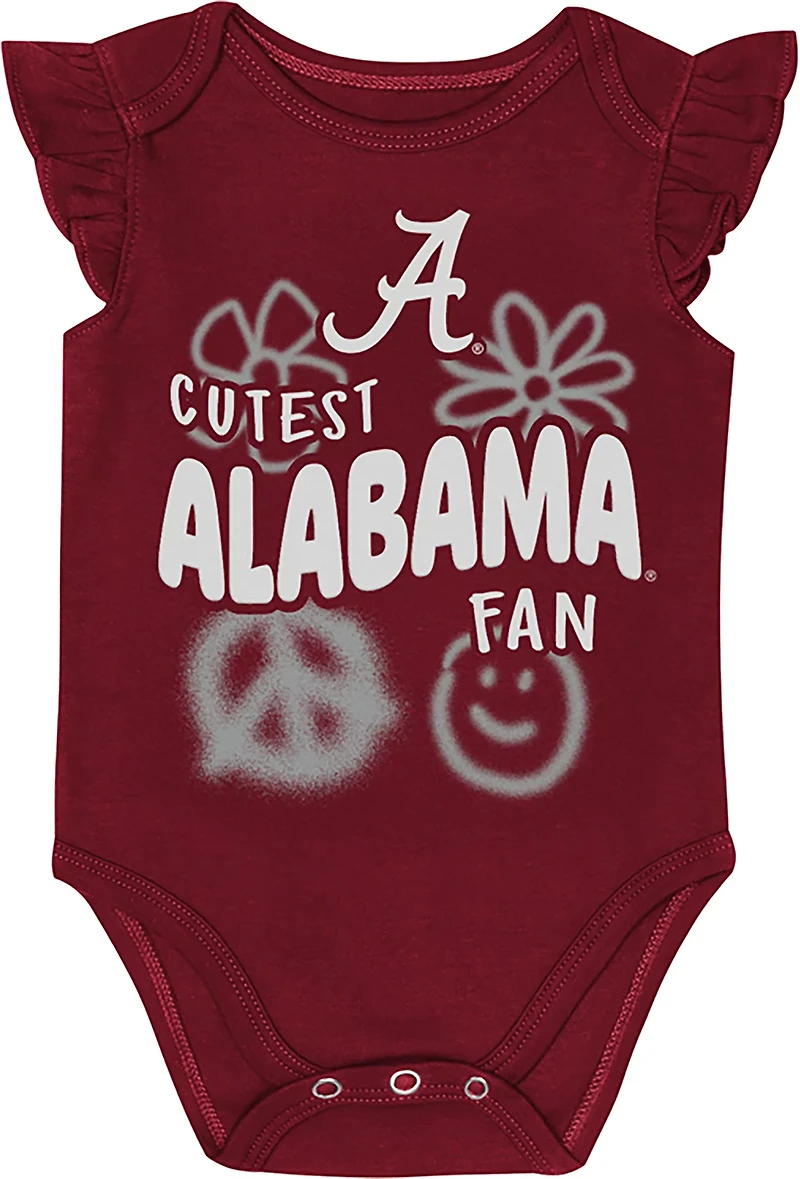 Outerstuff Infants' Alabama Little Sunshine 2-Piece Creeper Set
