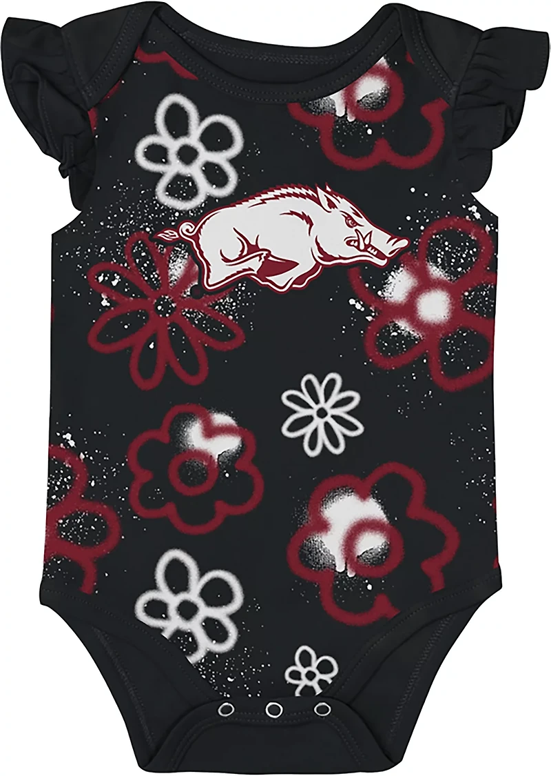 Outerstuff Infants' Arkansas Little Sunshine 2-Piece Creeper Set