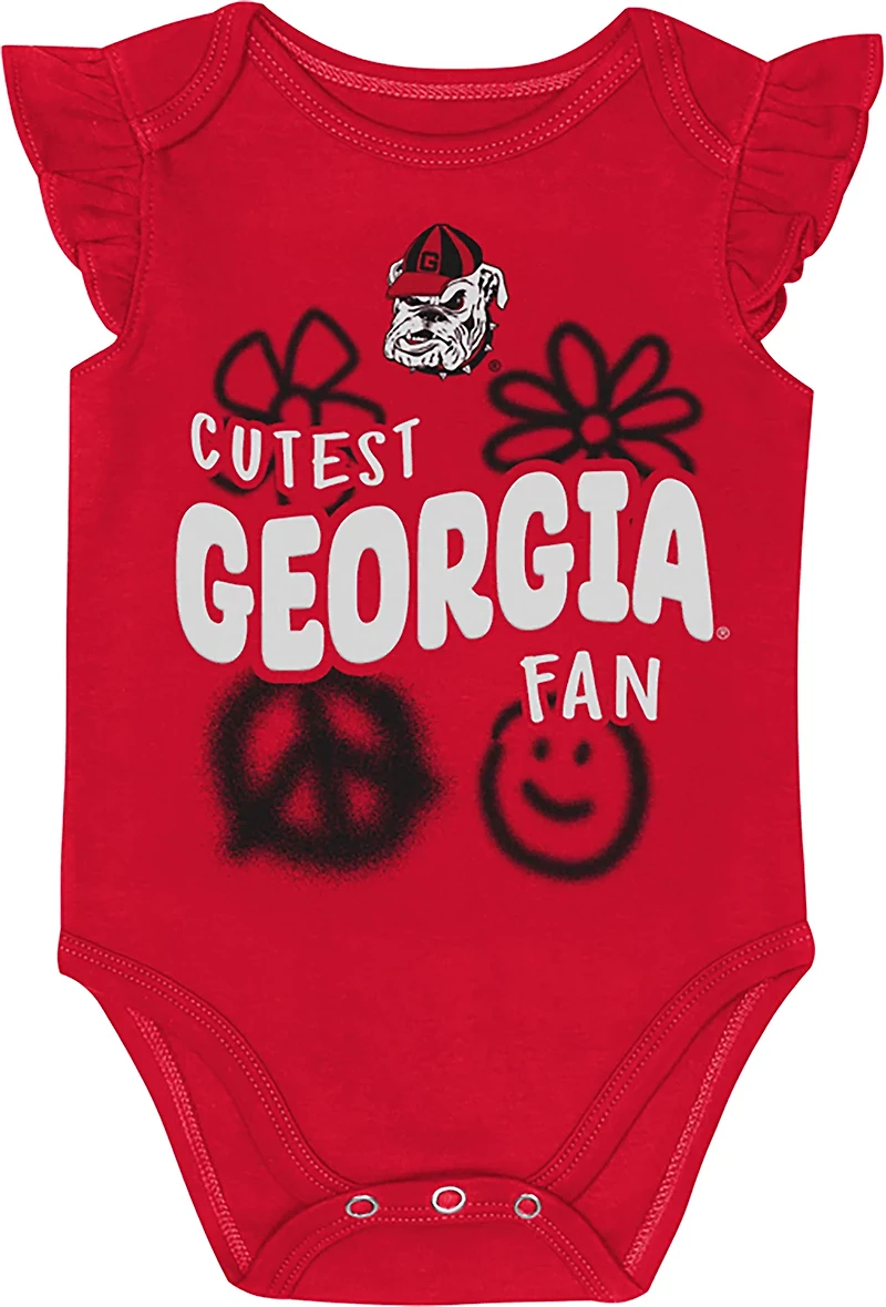 Outerstuff Infants' Georgia Little Sunshine 2-Piece Creeper Set