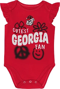 Outerstuff Infants' Georgia Little Sunshine 2-Piece Creeper Set