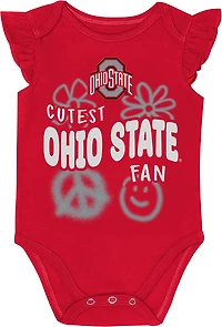 Outerstuff Infants' Ohio State Little Sunshine 2-Piece Creeper Set