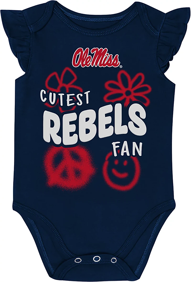 Outerstuff Infants' Ole Miss Little Sunshine 2-Piece Creeper Set