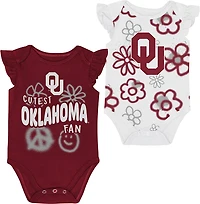 Outerstuff Infants' Oklahoma Little Sunshine 2-Piece Creeper Set