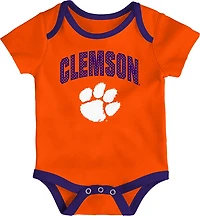 Outerstuff Infants' Clemson All Day Play 3-Piece Creeper Set