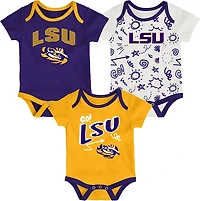 Outerstuff Infants' LSU All Day Play 3-Piece Creeper Set