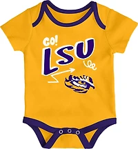 Outerstuff Infants' LSU All Day Play 3-Piece Creeper Set
