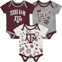 Outerstuff Infants' Texas A&M All Day Play 3-Piece Creeper Set