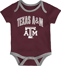 Outerstuff Infants' Texas A&M All Day Play 3-Piece Creeper Set