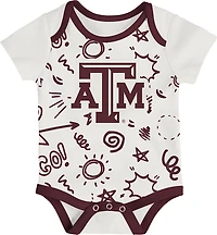 Outerstuff Infants' Texas A&M All Day Play 3-Piece Creeper Set