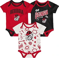 Outerstuff Infants' Georgia All Day Play 3-Piece Creeper Set