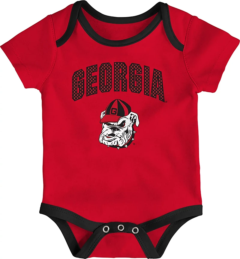 Outerstuff Infants' Georgia All Day Play 3-Piece Creeper Set