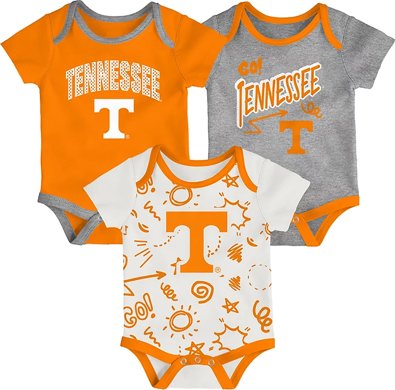Outerstuff Infants' Tennessee All Day Play 3-Piece Creeper Set