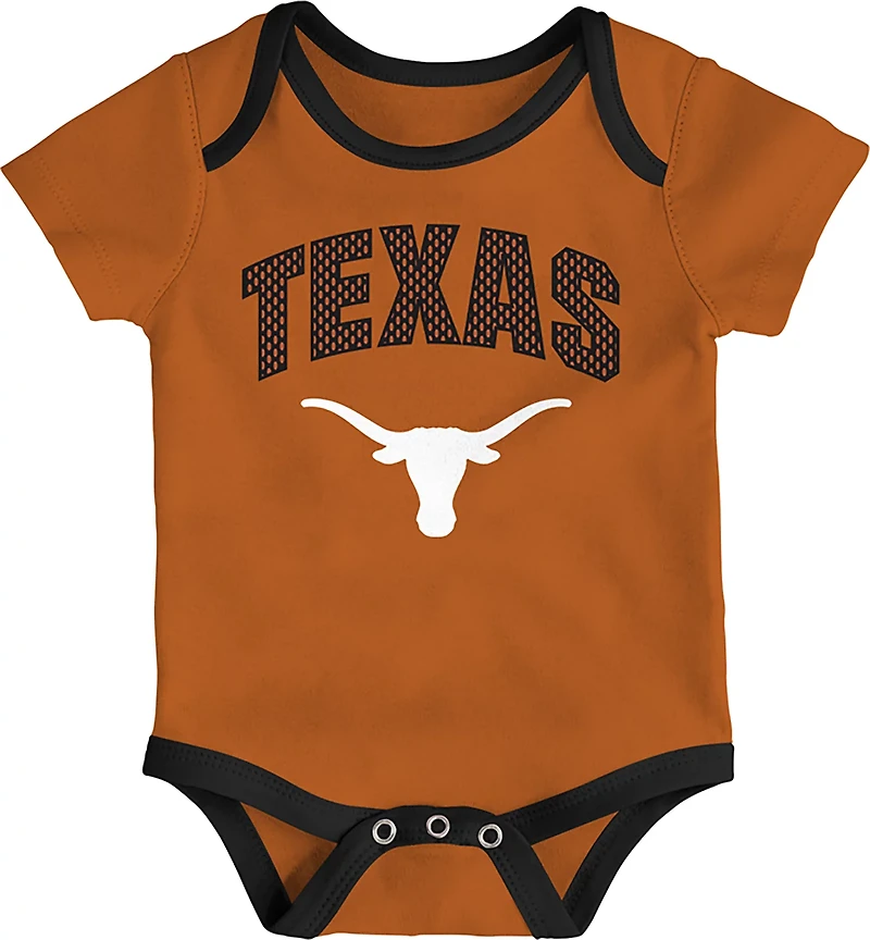 Outerstuff Infants' Texas All Day Play 3-Piece Creeper Set