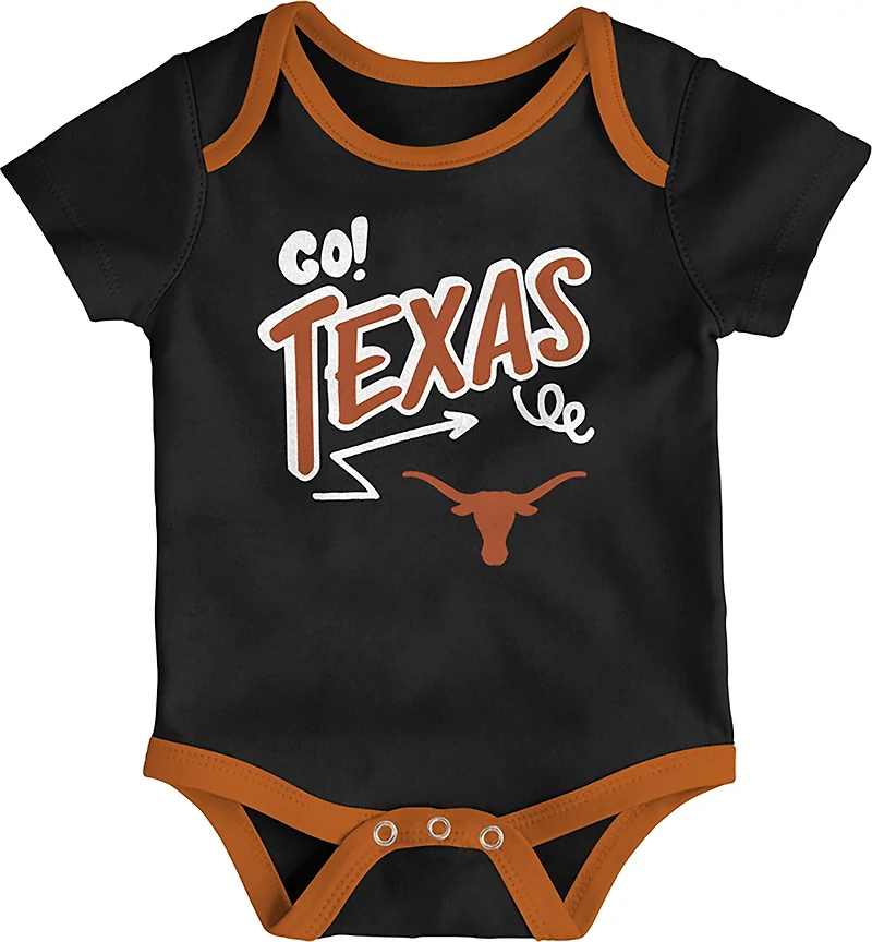 Outerstuff Infants' Texas All Day Play 3-Piece Creeper Set