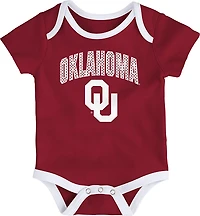 Outerstuff Infants' Oklahoma All Day Play 3-Piece Creeper Set