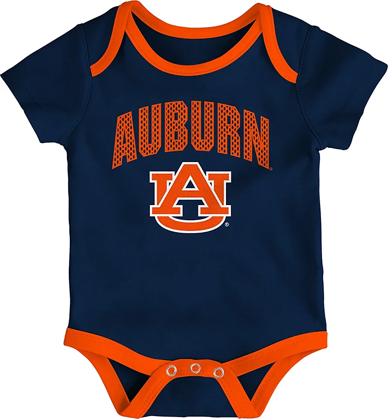Outerstuff Infants' Auburn All Day Play 3-Piece Creeper Set