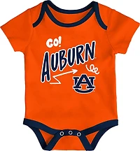 Outerstuff Infants' Auburn All Day Play 3-Piece Creeper Set